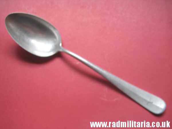 & WW2 genuine German Luftwaffe SPOON - LARGE SIZE marked: FL.U.V.  F.B.M.T.39 - v. good used condition. - Image 4