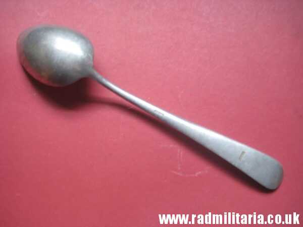 & WW2 genuine German Luftwaffe SPOON - LARGE SIZE marked: FL.U.V.  F.B.M.T.39 - v. good used condition. - Image 5