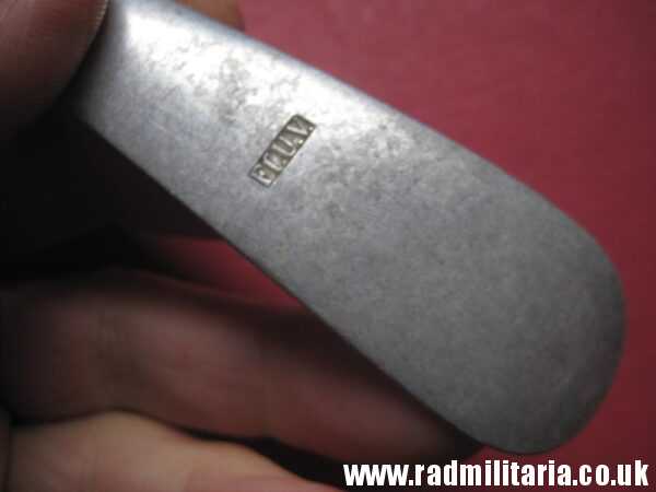 & WW2 genuine German Luftwaffe SPOON - LARGE SIZE marked: FL.U.V.  F.B.M.T.39 - v. good used condition. - Image 7