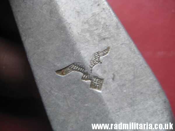 & WW2 genuine German Luftwaffe SPOON - LARGE SIZE marked: FL.U.V.  F.B.M.T.39 - v. good used condition. - Image 6