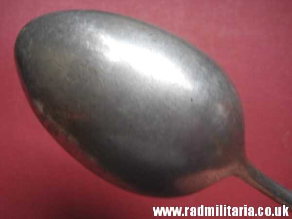 & WW2 genuine German Luftwaffe SPOON - LARGE SIZE marked: FL.U.V.  F.B.M.T.39 - v. good used condition. - Image 12