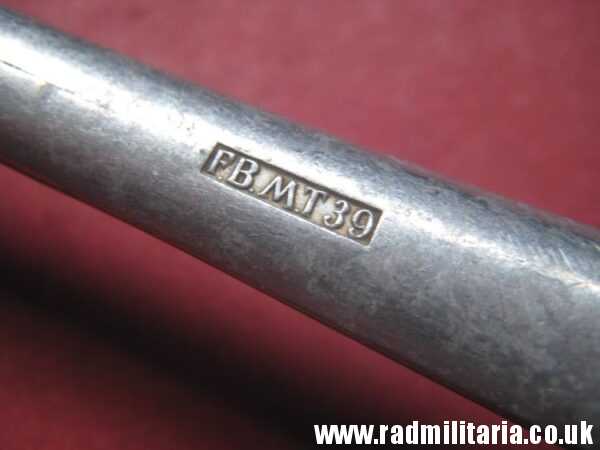 & WW2 genuine German Luftwaffe SPOON - LARGE SIZE marked: FL.U.V.  F.B.M.T.39 - v. good used condition. - Image 16