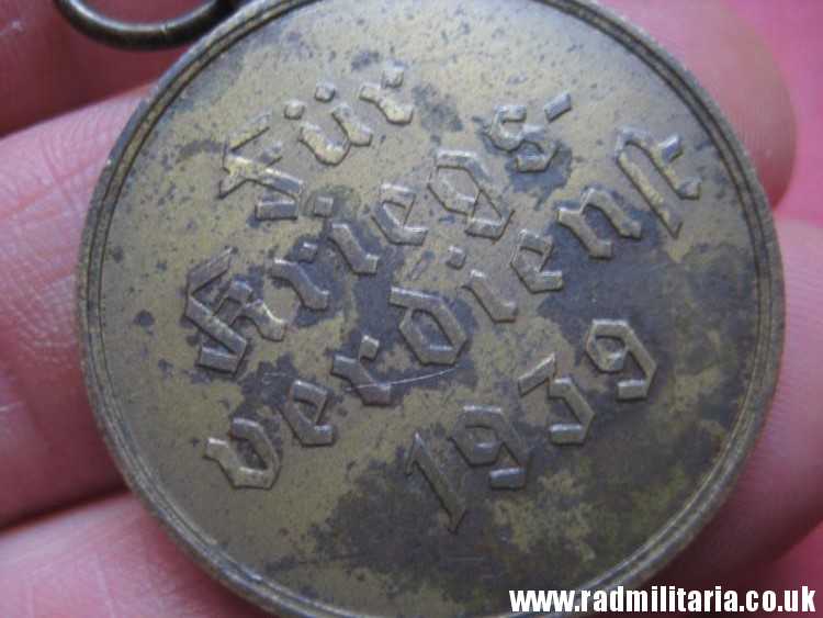 & WW2 original German MEDAL 1939 - Fur Kriegs Verdienst 1939 - Medal of the War Merit Cross. - Image 12