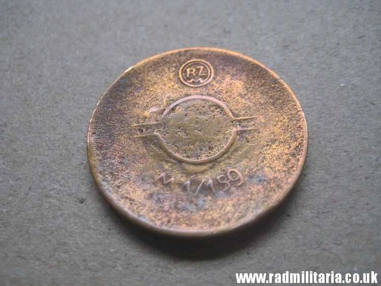 & WW2 original German NSDAP enamel membership BADGE marked: RZM M1/159 poor condition. - Image 8