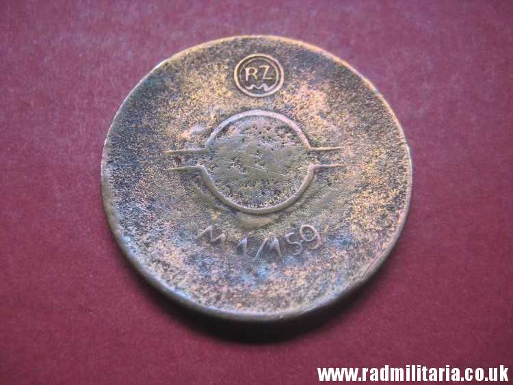 & WW2 original German NSDAP enamel membership BADGE marked: RZM M1/159 poor condition. - Image 18