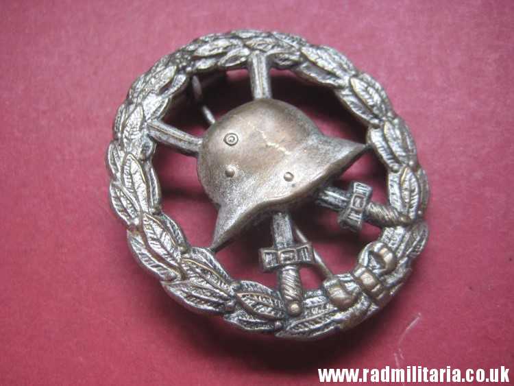 & genuine WW1 German WOUND BADGE silver Class - CUT OUT pattern. - Image 11
