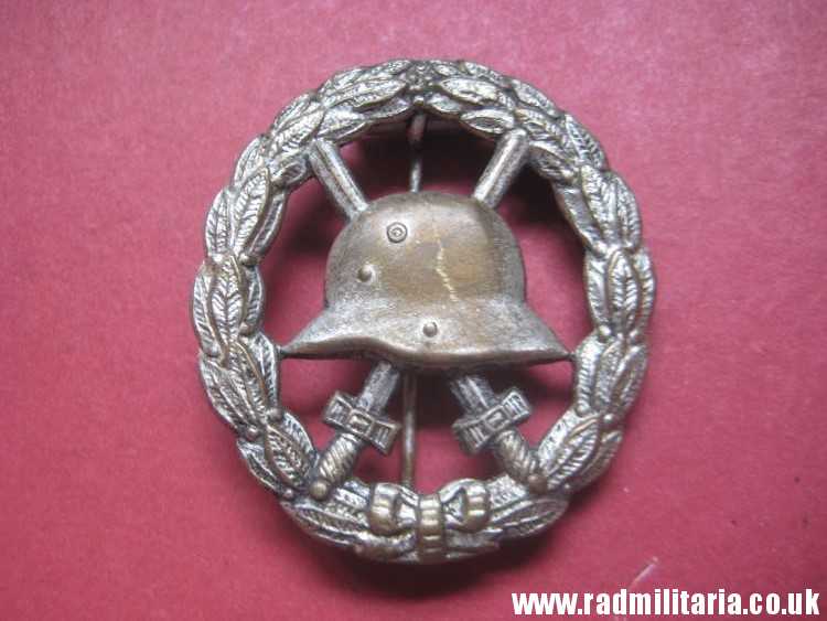 & genuine WW1 German WOUND BADGE silver Class - CUT OUT pattern. - Image 12