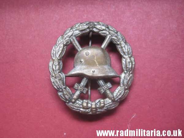 & genuine WW1 German WOUND BADGE silver Class - CUT OUT pattern. - Image 13