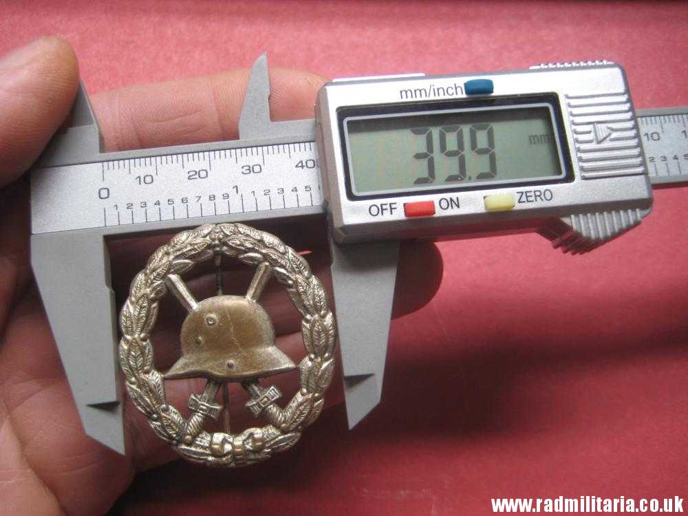 & genuine WW1 German WOUND BADGE silver Class - CUT OUT pattern. - Image 15