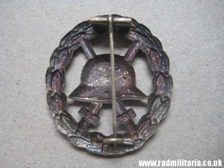 & genuine WW1 German WOUND BADGE silver Class - CUT OUT pattern. - Image 18