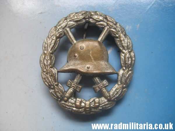 & genuine WW1 German WOUND BADGE silver Class - CUT OUT pattern. - Image 19