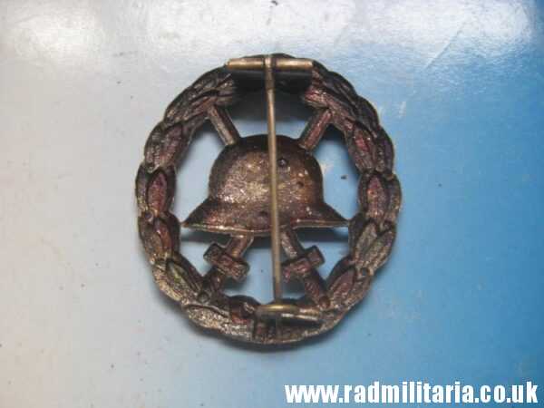 & genuine WW1 German WOUND BADGE silver Class - CUT OUT pattern. - Image 20