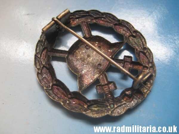 & genuine WW1 German WOUND BADGE silver Class - CUT OUT pattern. - Image 21