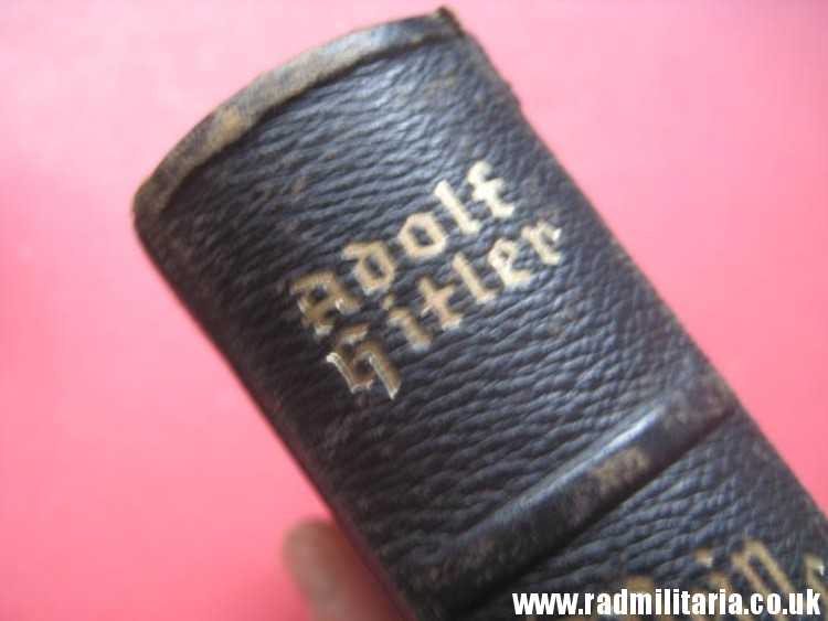 & genuine German BOOK - Adolf Hitler MEIN KAMPF Munchen 1939 - edition of the book in German. - Image 5