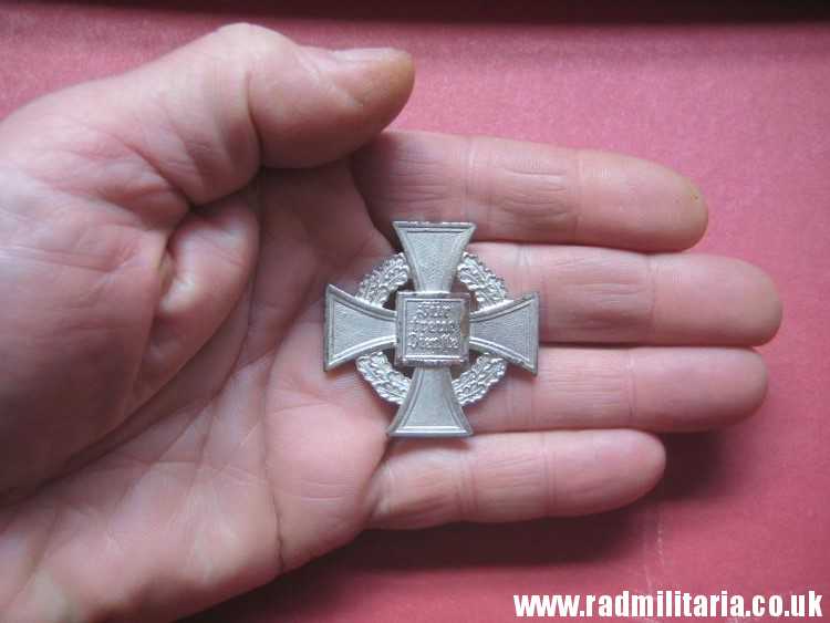 & WW2 German FAITHFUL SERVICE DECORATION - FUR TREUE DIENSTE, metal detecting find (no.2) - Image 5