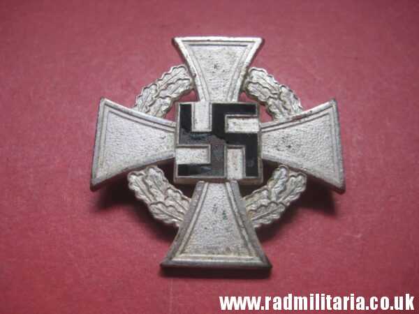 & WW2 German FAITHFUL SERVICE DECORATION - FUR TREUE DIENSTE, metal detecting find (no.3) - Image 2