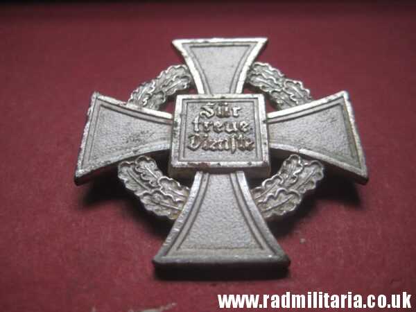 & WW2 German FAITHFUL SERVICE DECORATION - FUR TREUE DIENSTE, metal detecting find (no.3) - Image 5