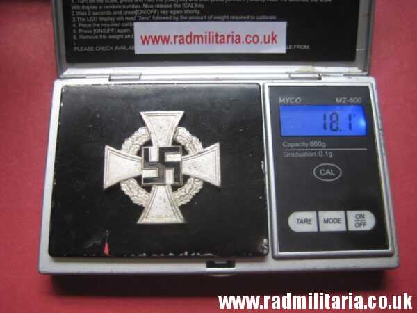 & WW2 German FAITHFUL SERVICE DECORATION - FUR TREUE DIENSTE, metal detecting find (no.3) - Image 11