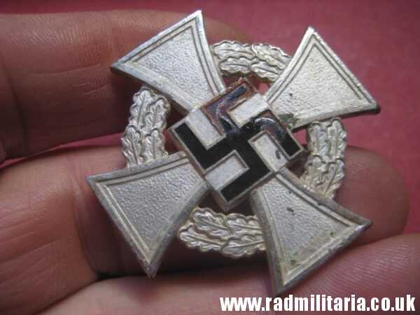 & WW2 German FAITHFUL SERVICE DECORATION - FUR TREUE DIENSTE, metal detecting find (no.4) - Image 5