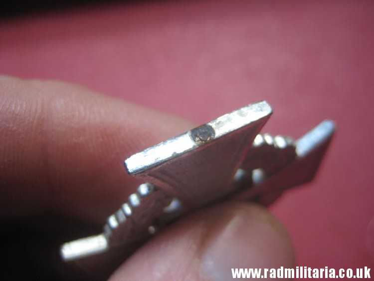 & WW2 German FAITHFUL SERVICE DECORATION - FUR TREUE DIENSTE, metal detecting find (no.4) - Image 6