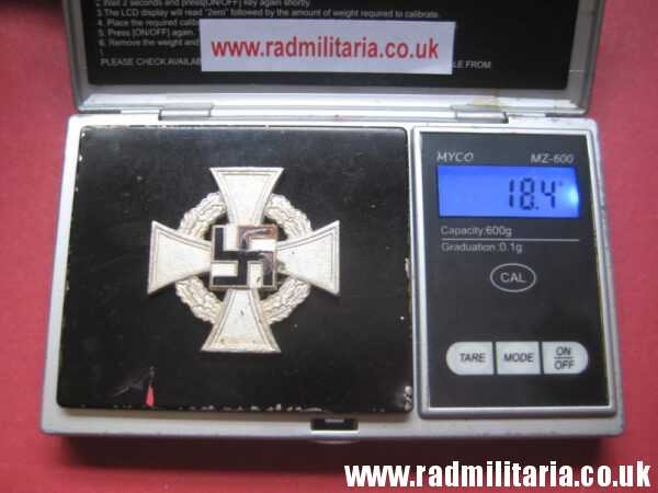 & WW2 German FAITHFUL SERVICE DECORATION - FUR TREUE DIENSTE, metal detecting find (no.4) - Image 9