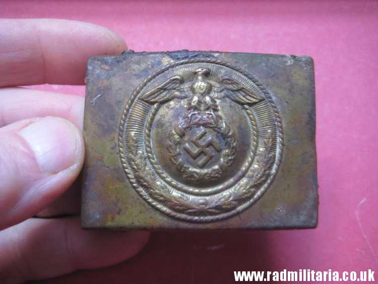 & WW2 German SA BELT BUCKLE - battlefield relic, metal detecting find. Genuine !!! - Image 2