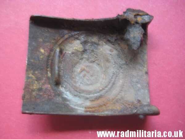 & WW2 German SA BELT BUCKLE - battlefield relic, metal detecting find. Genuine !!! - Image 5