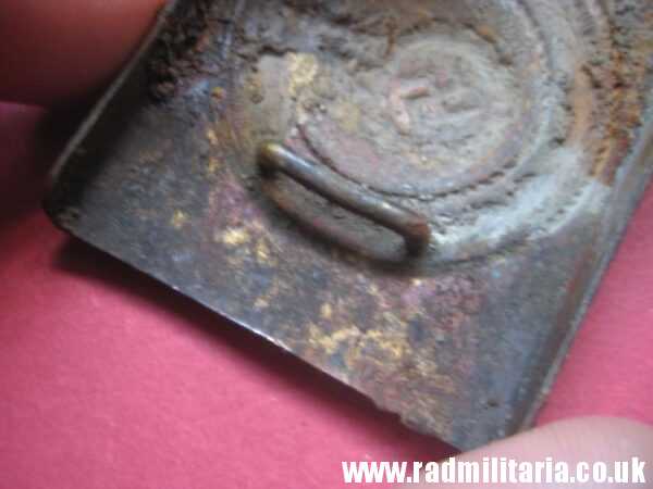 & WW2 German SA BELT BUCKLE - battlefield relic, metal detecting find. Genuine !!! - Image 6