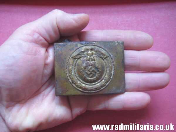 & WW2 German SA BELT BUCKLE - battlefield relic, metal detecting find. Genuine !!! - Image 8