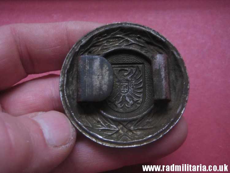 & WW1 or WW2 unknown German BELT BUCKLE poor condition - metal detecting find. - Image 11