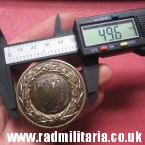 & WW1 or WW2 unknown German BELT BUCKLE poor condition - metal detecting find.