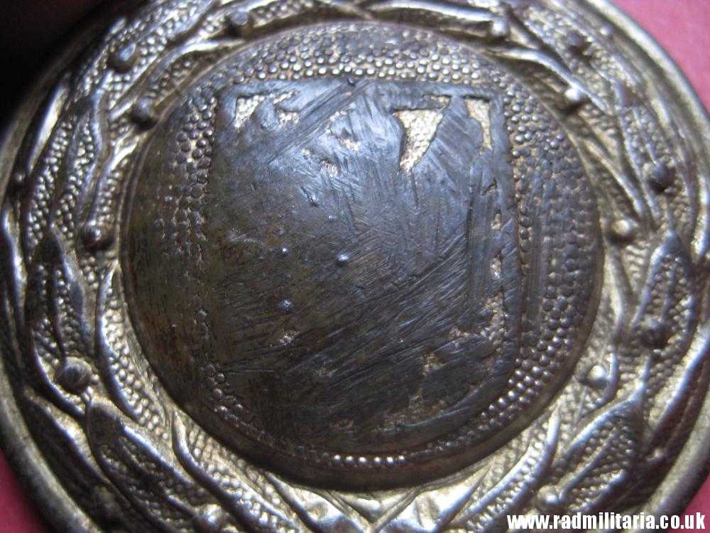 & WW1 or WW2 unknown German BELT BUCKLE poor condition - metal detecting find. - Image 10