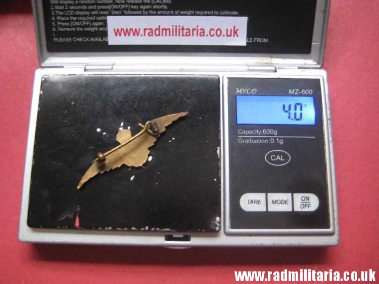 & original WW2 Royal Air Force RAF small BADGE sweetheart broche - genuine ! - Image 7