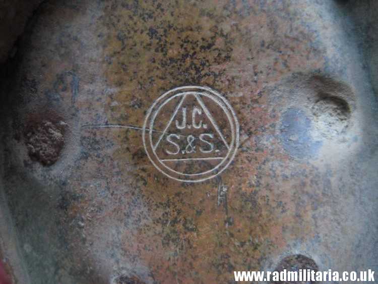 & WW1 German BELT BUCKLE battlefield relic 100% genuine - metal detecting find, maker: J.C. S&S - Image 2