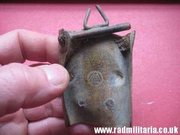 & WW1 German BELT BUCKLE battlefield relic 100% genuine - metal detecting find, maker: J.C. S&S - Image 10