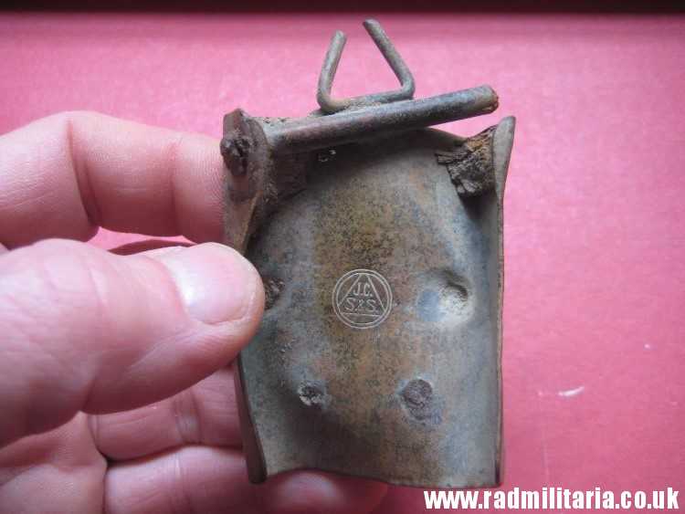 & WW1 German BELT BUCKLE battlefield relic 100% genuine - metal detecting find, maker: J.C. S&S - Image 10
