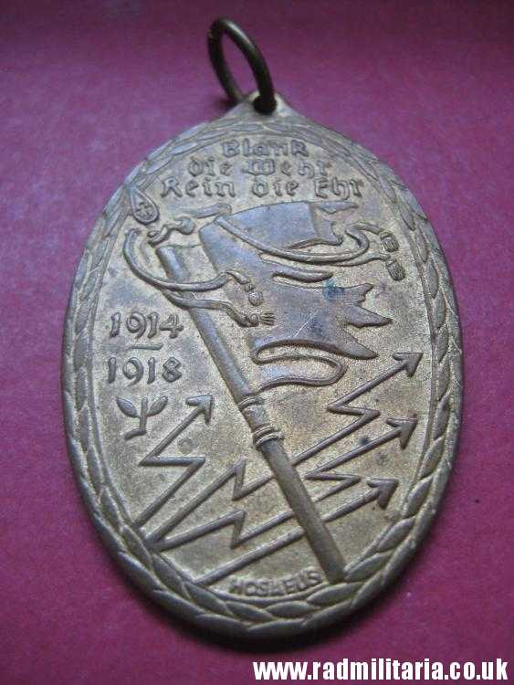 & WW1 genuine German MEDAL - FUR TREUE IM WELTKRIEGE 1914 1918, good condition - Image 10