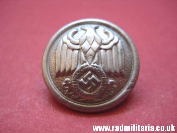 & WW2 SET of 2 German silver color diplomatic BUTTONS marked: "BS" - genuine. - Image 3