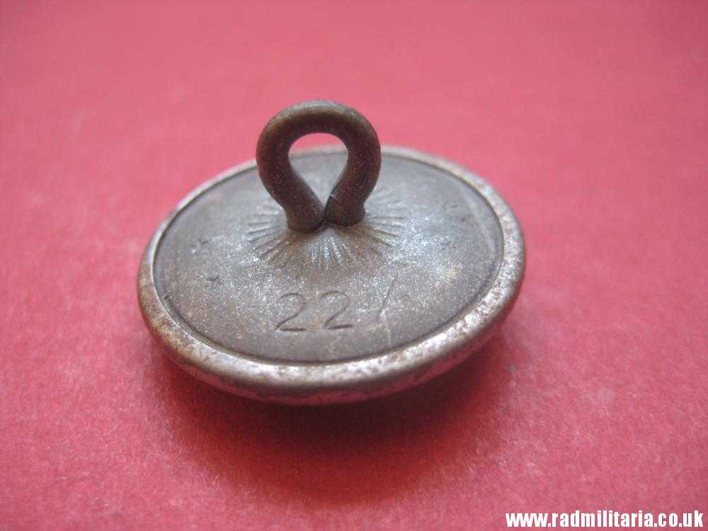 & WW2 original German Diplomatic Corps or RMBO BUTTON marker: "GG 22/m" v. good condition. - Image 7