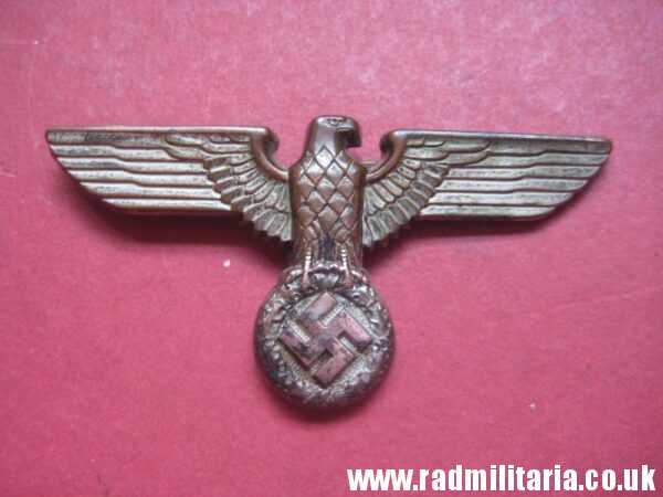 & WW2 Nazi German NSDAP eagle BADGE - Cap Badge, marked: RZM /72 good condition. - Image 2