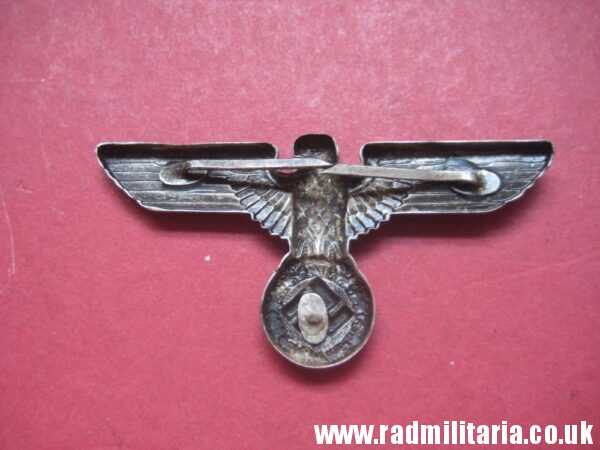 & WW2 Nazi German NSDAP eagle BADGE - Cap Badge, marked: RZM /72 good condition. - Image 4