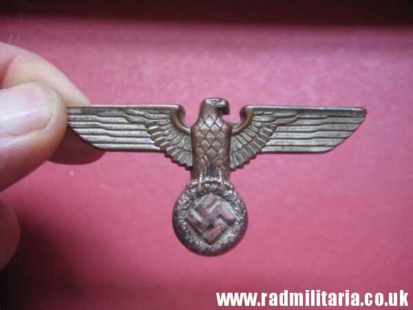 & WW2 Nazi German NSDAP eagle BADGE - Cap Badge, marked: RZM /72 good condition. - Image 13