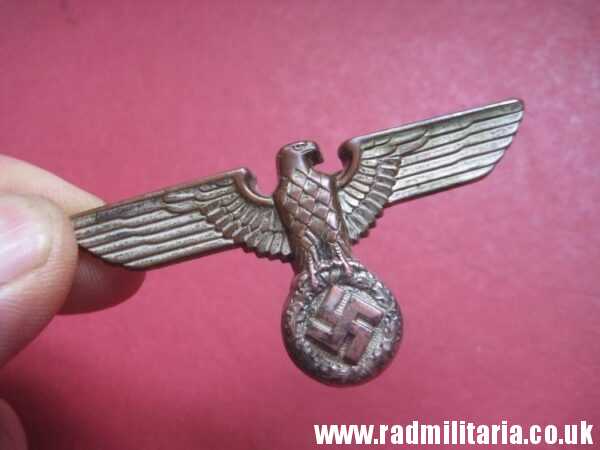 & WW2 Nazi German NSDAP eagle BADGE - Cap Badge, marked: RZM /72 good condition. - Image 14