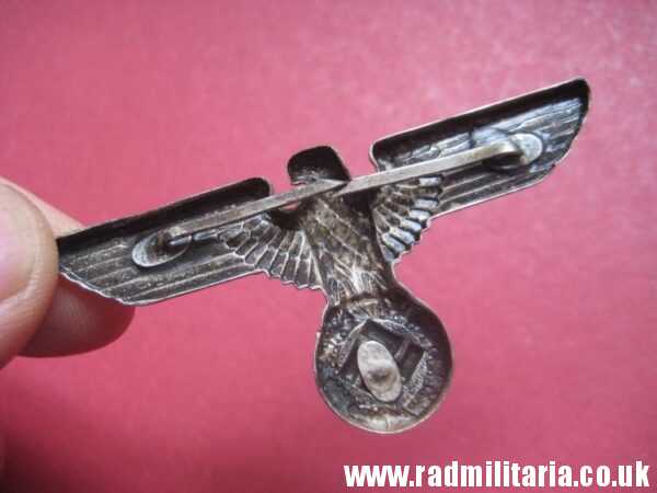 & WW2 Nazi German NSDAP eagle BADGE - Cap Badge, marked: RZM /72 good condition. - Image 15