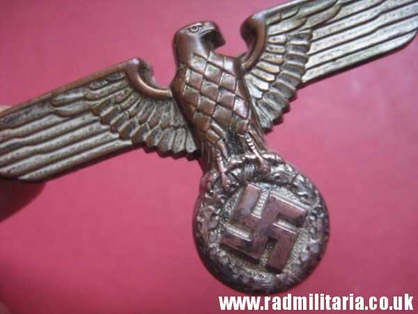 & WW2 Nazi German NSDAP eagle BADGE - Cap Badge, marked: RZM /72 good condition. - Image 16