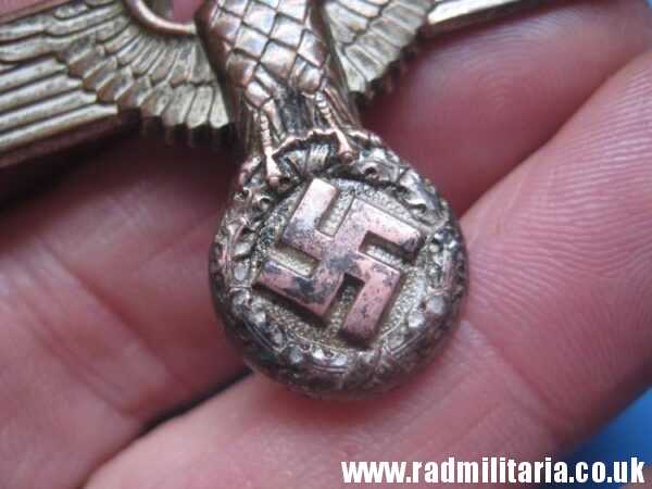 & WW2 Nazi German NSDAP eagle BADGE - Cap Badge, marked: RZM /72 good condition. - Image 25