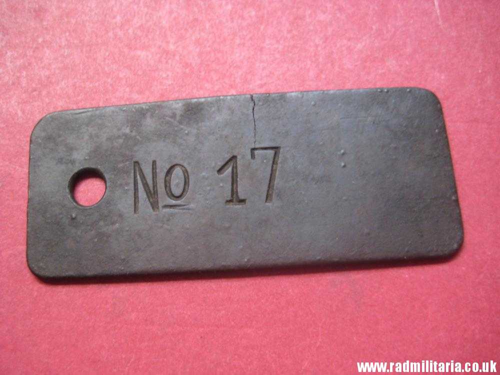 & unknown German DOG TAG: BeobachterKammer - metal detecting, battlefield relic. - Image 5