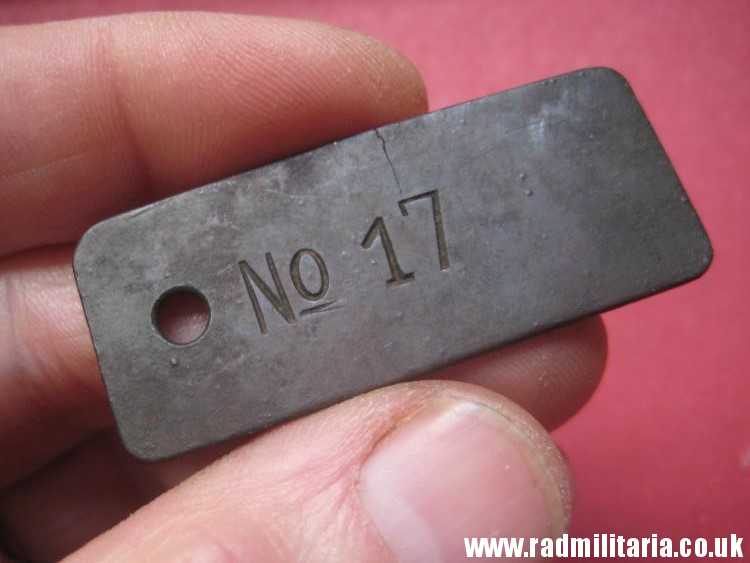 & unknown German DOG TAG: BeobachterKammer - metal detecting, battlefield relic. - Image 2
