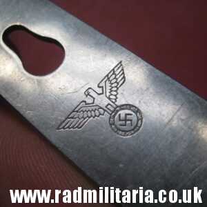 & WW2 genuine German Army - Wehrmacht SPOON marked: GAG 41, stainless steel - 3RD REICH CUTLERY.
