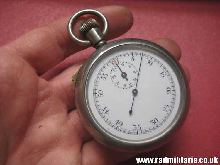 & WW1 British military STOPWATCH in working order MARK II S. Alexander & Son 1917. - Image 2